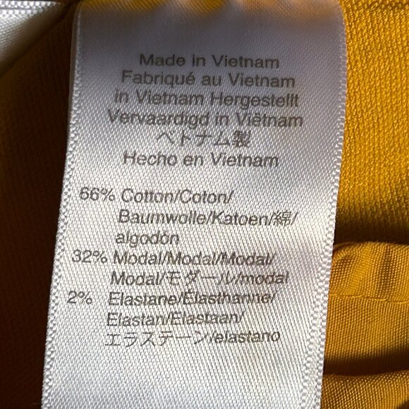 NWT J.CREW Tall Slim Wide Leg Yellow Bronzed Ochre Cropped Pants Size 31T - Picture 13 of 14